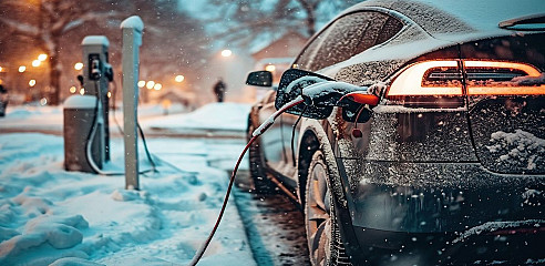 Zo ga je slim om met je elektrische auto in de winter